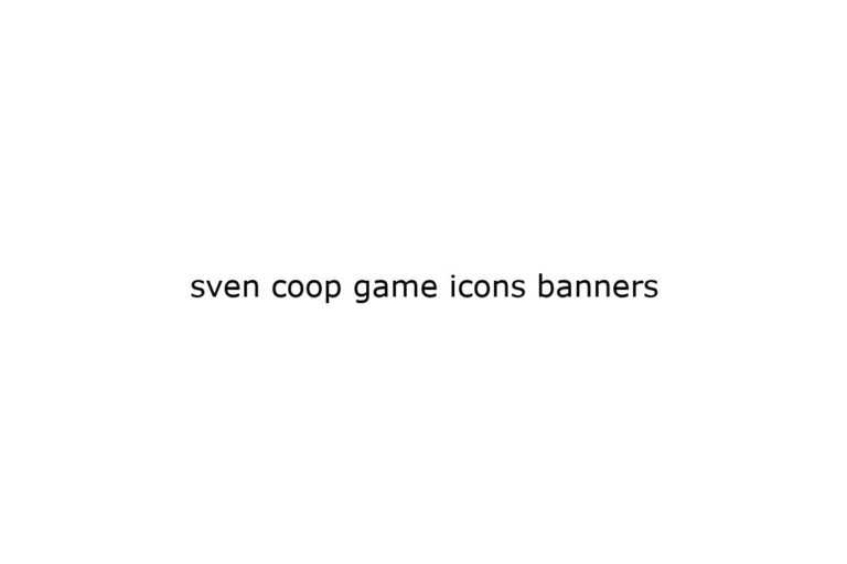 sven coop game icons banners