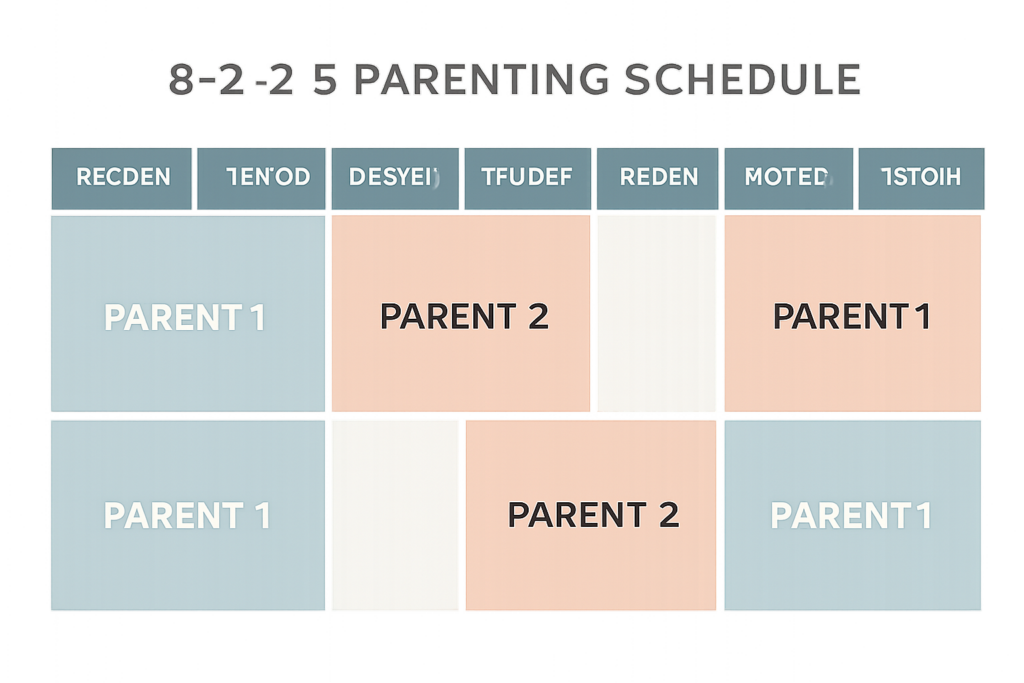 5-2-2-5 parenting schedule template
