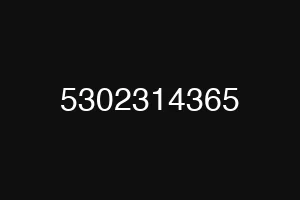 5302314365