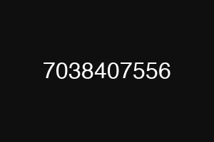 7038407556